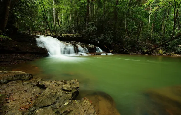 Вода, водопад, поток, waterfall, stream