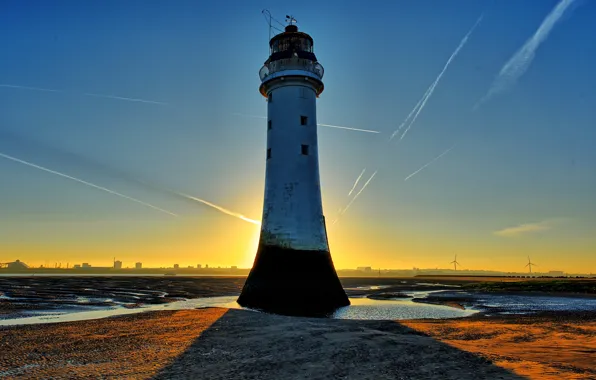 Картинка Англия, Perch Rock, New Brighton, New Brighton Lighthouse