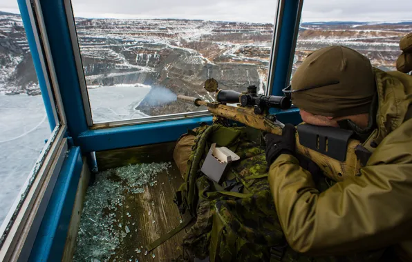 Картинка оружие, солдат, Canadian Army