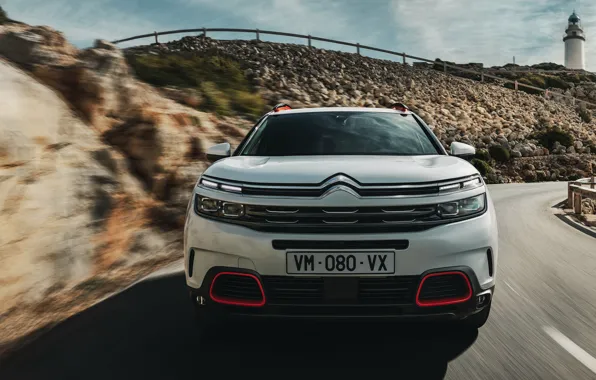 Вид спереди, 2018, кроссовер, Aircross, Citroen C5