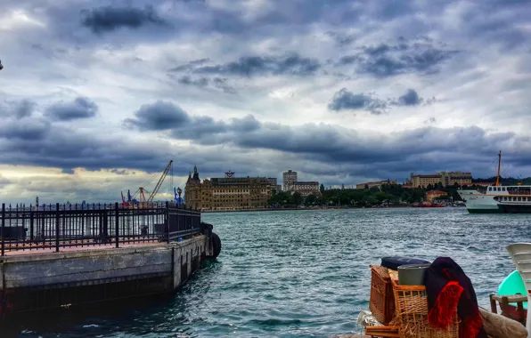 City, sea, station, train, history, haydarpaşa, İstanbul.turkey