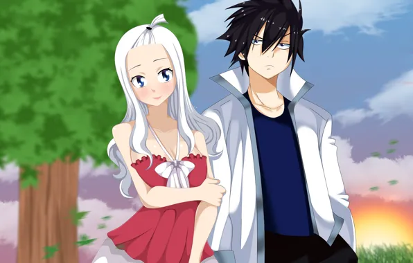 Аниме, арт, Fairy Tail, Грей Фулбастер, Хвост феи, Грей
