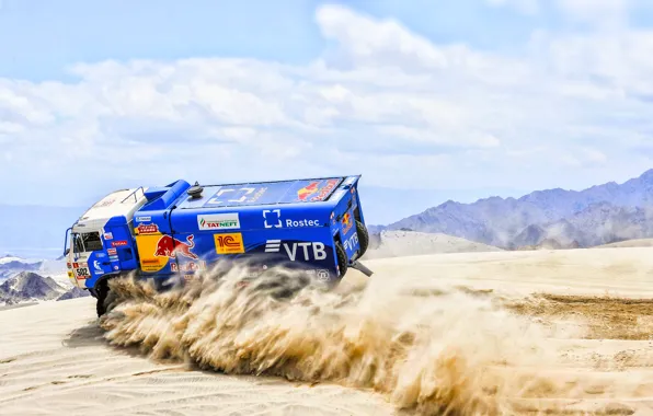Песок, Скорость, Грузовик, Гонка, Мастер, Россия, Kamaz, Rally