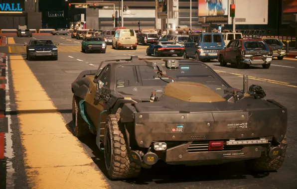 Car, Cyberpunk 2077, Night City, Quadra Type-66 Javelina