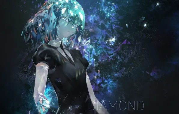 Картинка девушка, diamond, Azomo