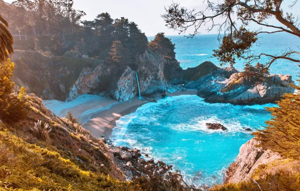 Лето, горы, природа, скалы, обои, бухта, wallpaper, summer