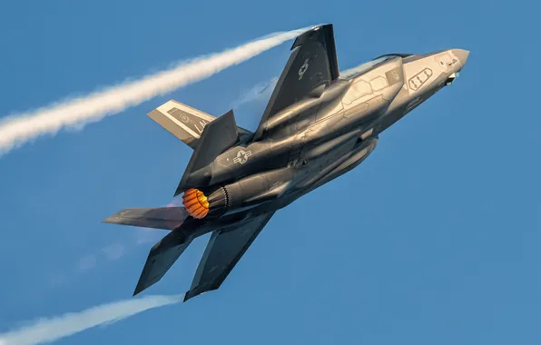 Lightning, F-35, F-35 Lightning, Fighter aircraft, Afterburner