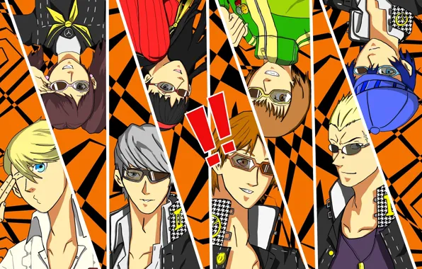 Коллаж, игра, аниме, Persona 3