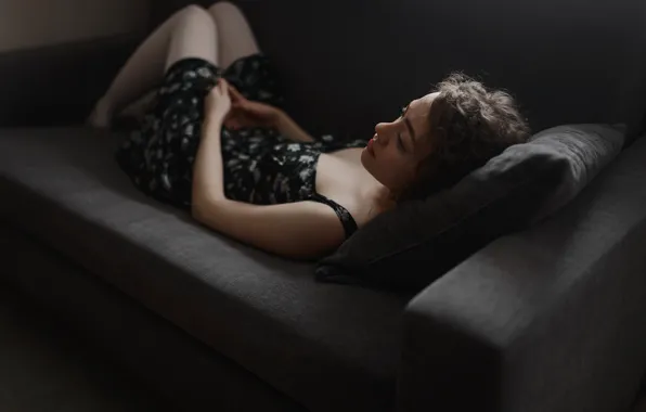 Картинка ножки, губки, локоны, Aleks Five, Катерина Беккер