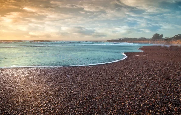 Море, волны, берег