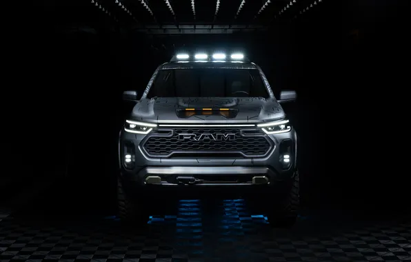 Concept, концепт-кар, пикап, pickup, тёмный фон, Ram, dark background, 2025