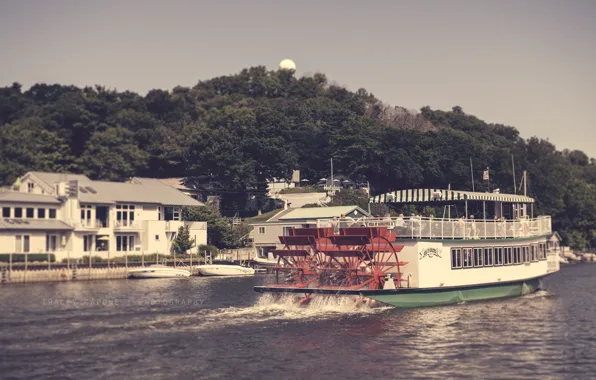 Картинка река, пароход, USA, история, Миссисипи, steamboat