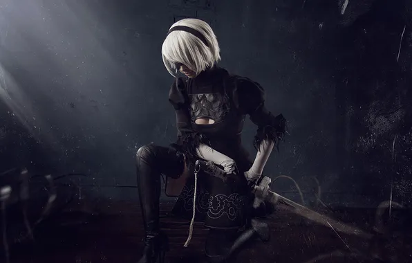 Картинка Background, Cute, Nier Automata