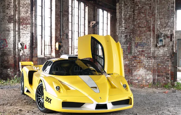 Картинка окна, столб, дверь, вид спереди, Ferrari Enzo, Edo Competition