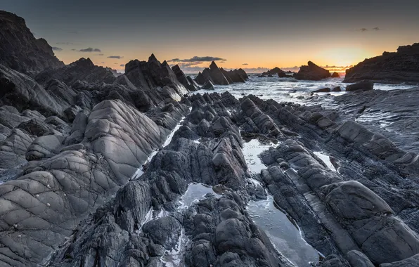 Море, скалы, берег