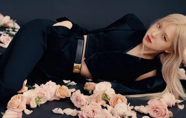 Rose, 1920x1080, обои для рабочего стола, kpop, blackpink, блэкпинк, розэ, корейская певица