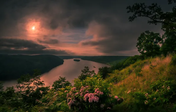 Небо, природа, вечер