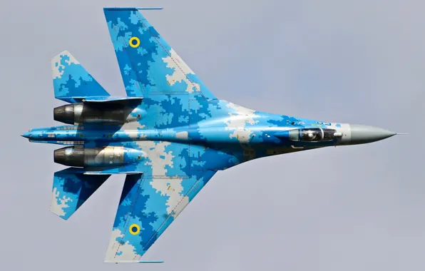 Картинка Истребитель, Украина, Су-27, ВВС Украины
