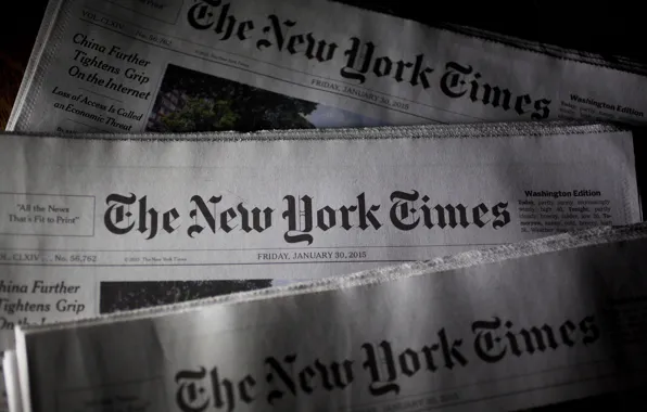 Картинка США, пресса, New York, The New York Times, американская ежедневная газета, Нью-Йорк таймс, журналистика