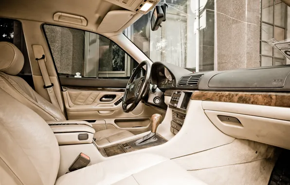 Руль, бумер, семёрка, e38, 7 series, bumer, салон bmw
