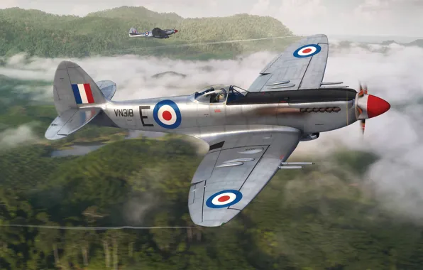 Великoбритaния, Боевой самолёт, Поршневой истребитель, Spitfire F. Mk. 24