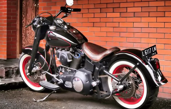 Стена, Davidson, Harley, Park, Outside