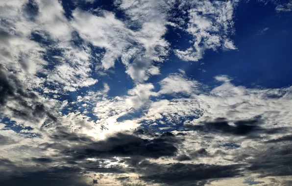 Sky, blue, beautiful, cloudy, weather, rainy, Suhart