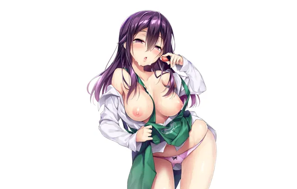 Hot, sexy, pantsu, panties, big, breast, anime, beautiful