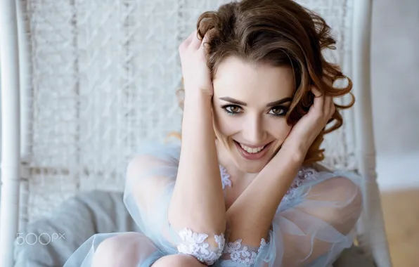 Brunette, Model, Smile, Looking At Camera, Galina Tcivina, See Through Dress