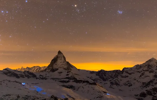 Картинка гора, Швейцария, Альпы, Маттерхорн