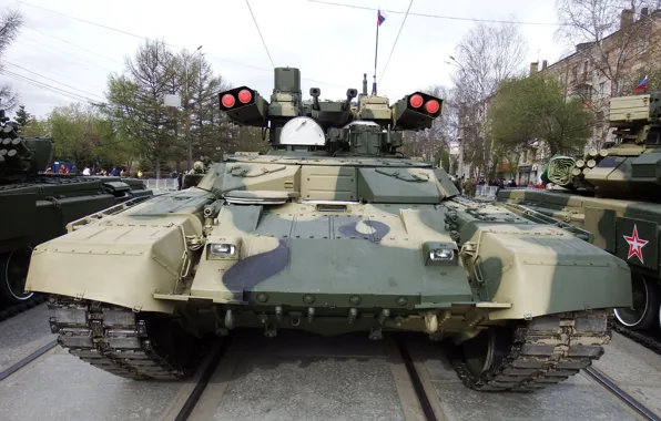Броня, Терминатор 2, Парад Победы, БМПТ-72, Оружие России, боевая машина поддержки танков, огневая мощь