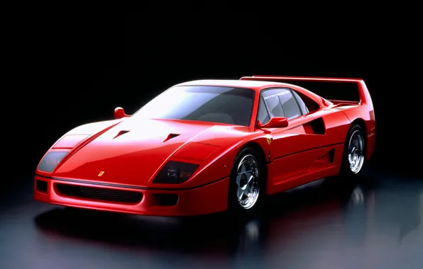 Красный, Ferrari, F40