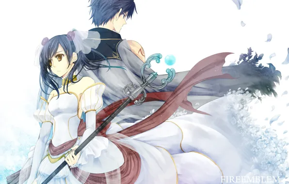 Девушка, парень, двое, Fire Emblem