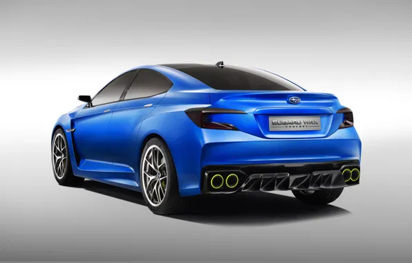 Concept, Subaru, WRX, синяя