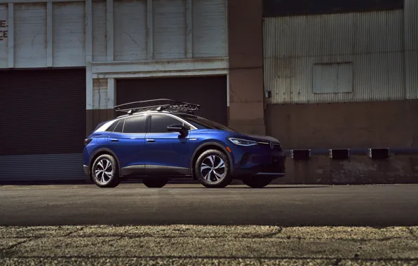Concept, Volkswagen, Blue, SEMA, 2022, Volkswagen ID.4, SEMA 2022, Volkswagen ID.4 Accessories Concept