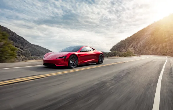 Roadster, скорость, Tesla, 2020