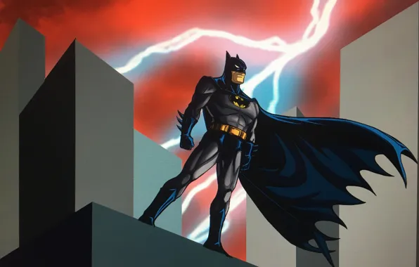 Картинка Batman, Comics, Bruce Wayne, Animated Siries