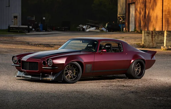 Картинка Chevrolet, 1971, Camaro, Wheels, Concave, Forgeline, Protouring, GA3C