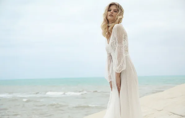 Girl, sexy, dress, young, model, pretty, blonde, long-haired