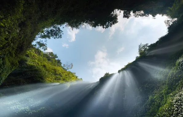 Картинка waterfall, tropical, madakaripura