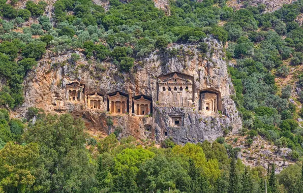 Holiday, turkey, tomb, muğla, dalyan