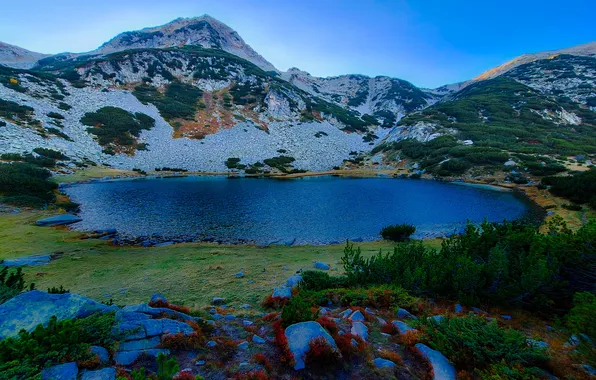 Горы, красота, простор, голубое небо, Николов Андриян, Муратово озеро
