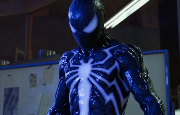 Картинка dark, symbiote, black suit, Marvel Spider Man 2