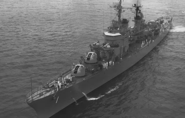 1957 год, лидер эсминцев, USS Norfolk, DL-1