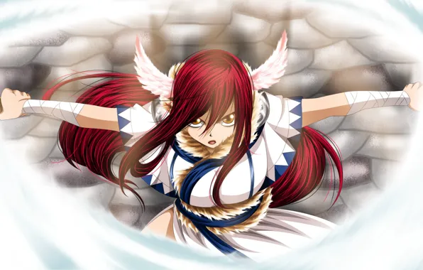 Взгляд, девушка, эльза, Fairy Tail, Хвост феи