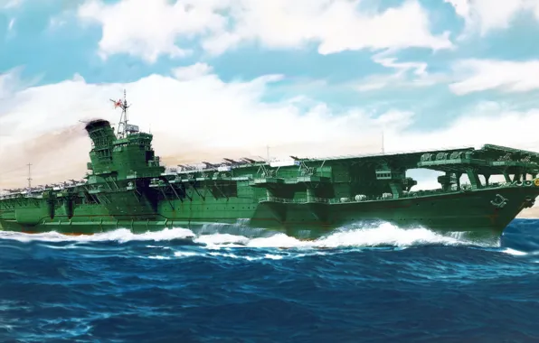 Картинка aircraft carrier, IJN, shinano