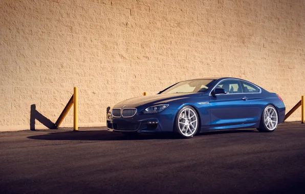 Картинка BMW, blue, tuning, 650i, F13