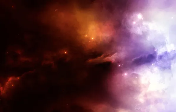 Картинка звезды, туманность, созвездие, nebula