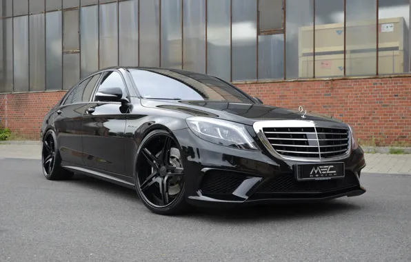 Черный, Mercedes-Benz, мерседес, AMG, Black, MEC Design, S-Class, W222