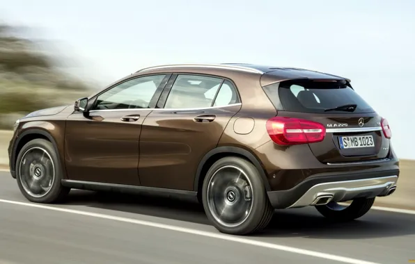 Дорога, небо, скорость, mercedes-benz